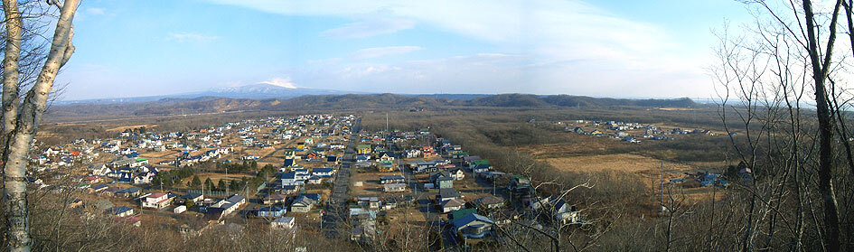 7東側展望ポイント(樽前山方面)のパノラマ写真