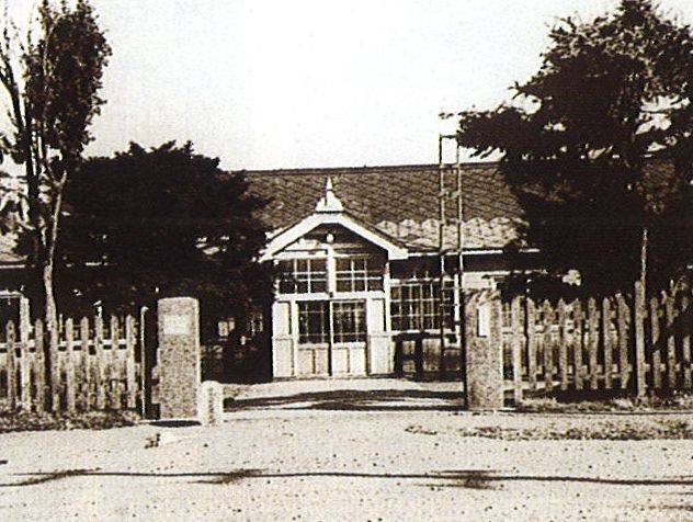 昭和29年の役場庁舎の写真