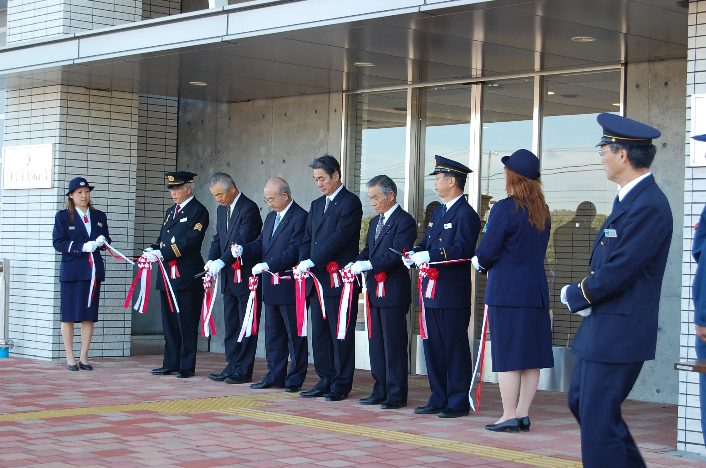 新消防庁舎開庁式の写真