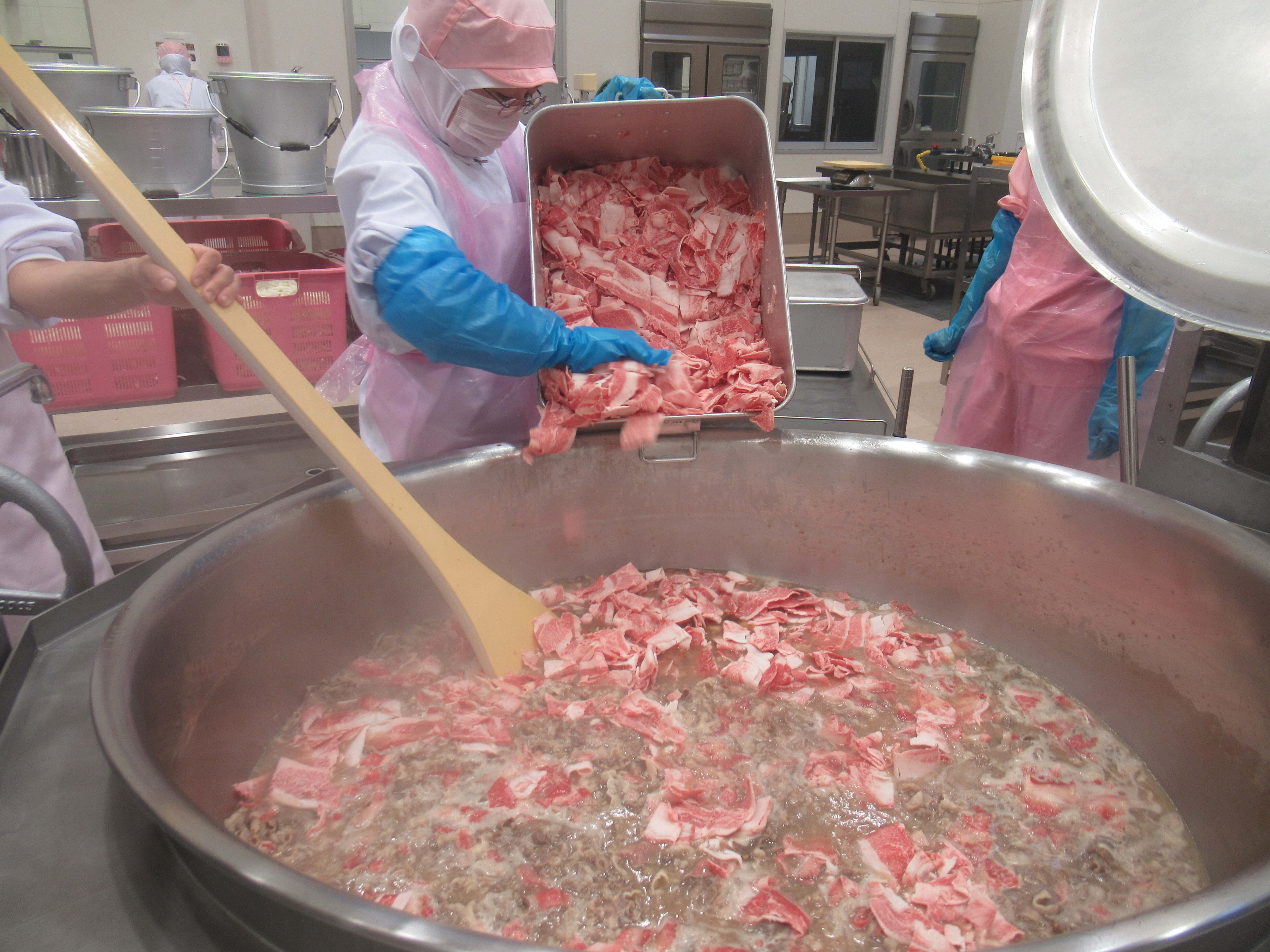 寄贈された白老牛
