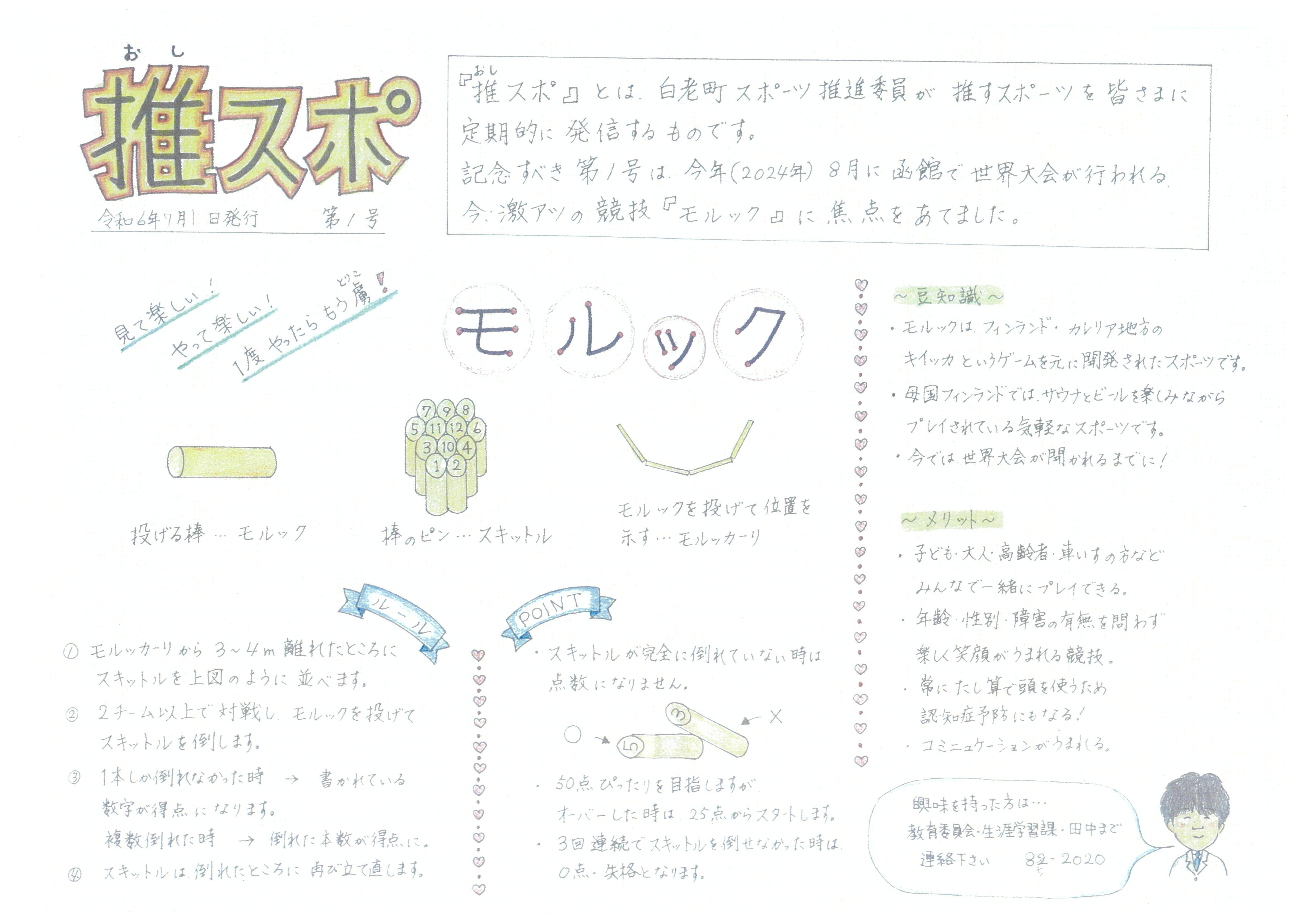 広報紙「推しスポ」第1号